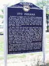 Historical marker at Two Rivers State Park.  Click to see larger photo.